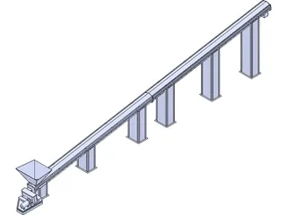 Helix Conveyor 3D Model