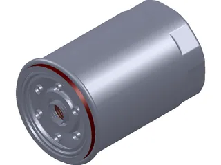 Oil Filter 3D Model