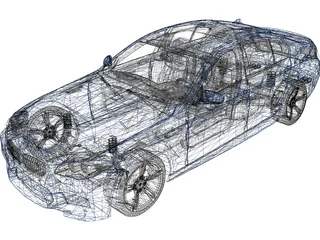 BMW M5 (2012) 3D Model