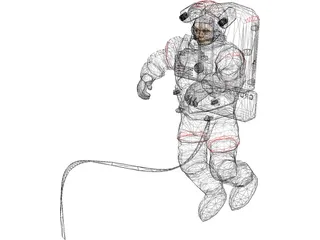 Astronaut 3D Model