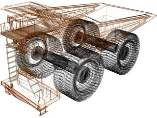 Caterpillar Mining Truck 3D Model