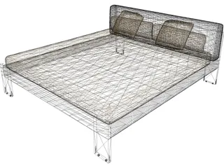 Brooks Bed 3D Model