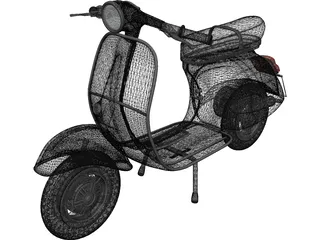 Scooter Vespa 3D Model