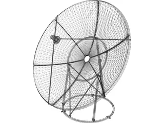 Antenna Satellite 3D Model