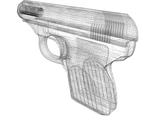 Sterling 22 Pistol 3D Model