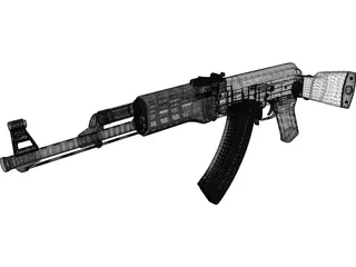 AK-47 3D Model