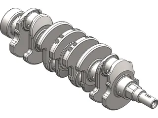 Crankshaft 3D Model