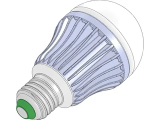 LED Light Bulb Type D 3D Model