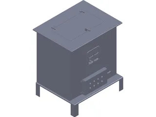 Wood Stove 3D Model