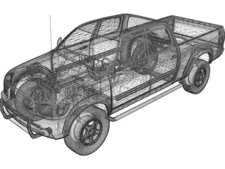 Toyota Tundra Pickup (1999) 3D Model