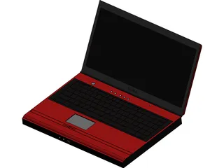Toshiba Laptop 3D Model