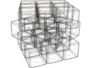 Rubic Cube 3D Model