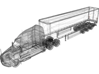 Peterbilt 379 3D Model