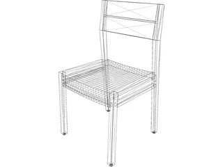 Ethnicraft EX1 Chair 3D Model