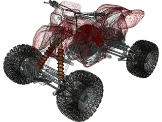 Quad 4x4 3D Model