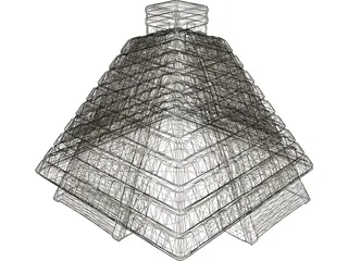 Chichen Itza Pyramid 3D Model