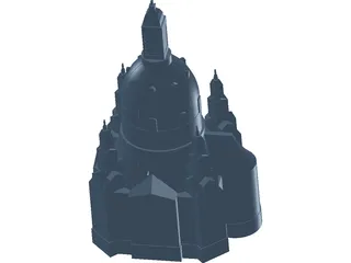 Frauenkirche Dresden 3D Model