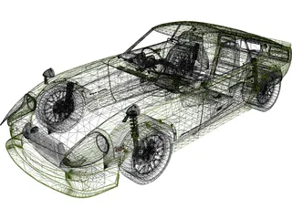 Nissan 240Z Drift Spec 3D Model