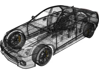 Cadillac CTS-V (2009) 3D Model