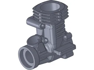 RC Engine Housing 3D Model