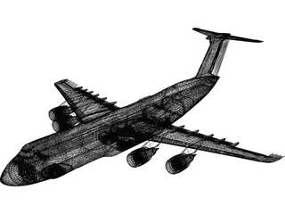 Lockheed C-5 Galaxy 3D Model