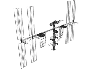 International Space Station 3D Model