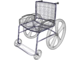 Wheelchair 3D Model