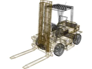 Forklift 3D Model