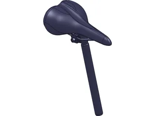 Road Bike Seat 3D Model