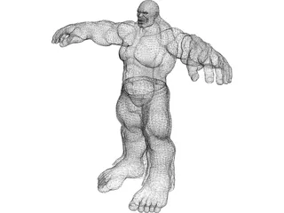 Hulk 3D Model