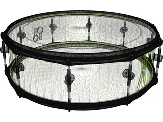 Sonor Snare Drum 3D Model