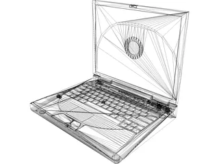 Dell Inspiron 8200 Laptop 3D Model