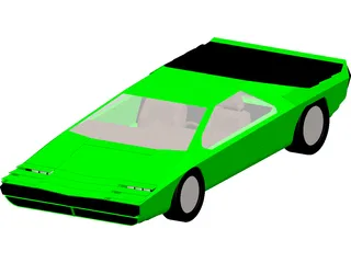 Alfa Romeo Carabo 3D Model