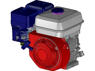 Honda GX160-1 Engine 3D Model
