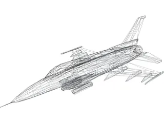 F-16 3D Model