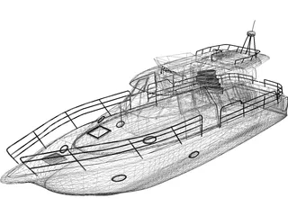 Yacht 3D Model