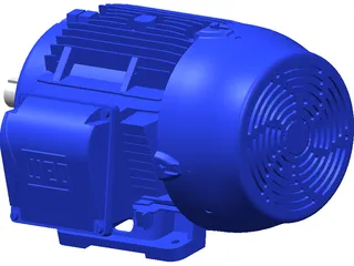 Weg Electric Motor 3D Model