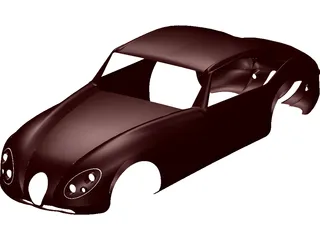 Wiesmann MF4 Body 3D Model