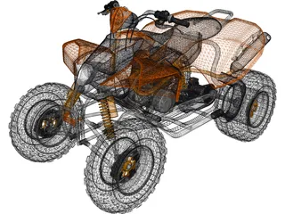 KTM Quad 3D Model