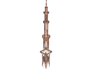 Islamic Minaret 3D Model