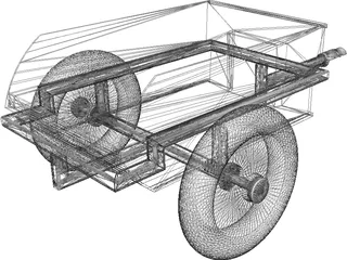 Buggy for Children Electric ATV 3D Model