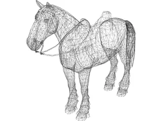 Horse 3D Model