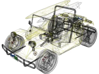 Buggy Brazil 3D Model