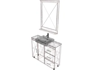 Bathroom Vanity 3D Model