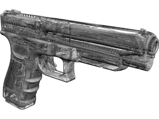 Glock 34 3D Model