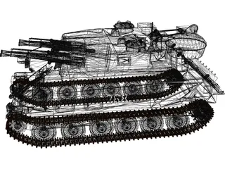 ZSU-23-4 Shilka 3D Model