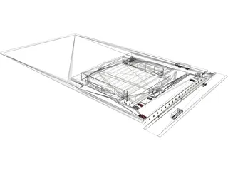 Industrial Plant 3D Model