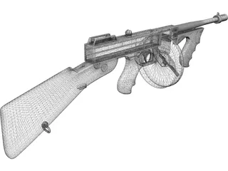 Thompson Model 1929 3D Model