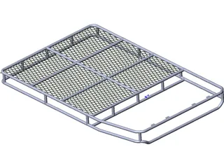 SUV Top Rack Basket Style 3D Model