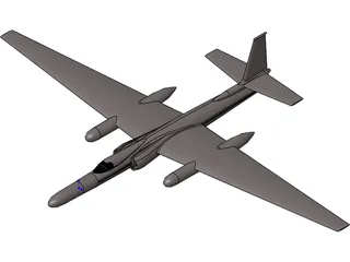 Lockheed U-2 Dragon Lady 3D Model